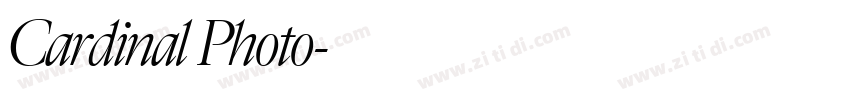 Cardinal Photo字体转换 Cardinal Photo字体转换
